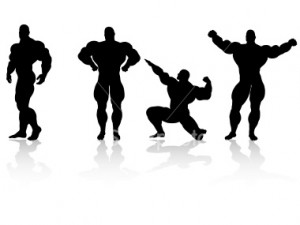 ist2_3940600-bodybuilding-silhouette-collection